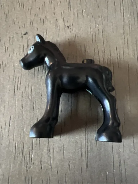 LEGO 11241pb03 Black Horse Friends Style Baby Foal