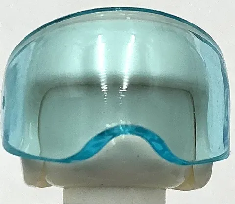Lego New White Minifigure Headgear Helmet Sports Flight Piece with Visor