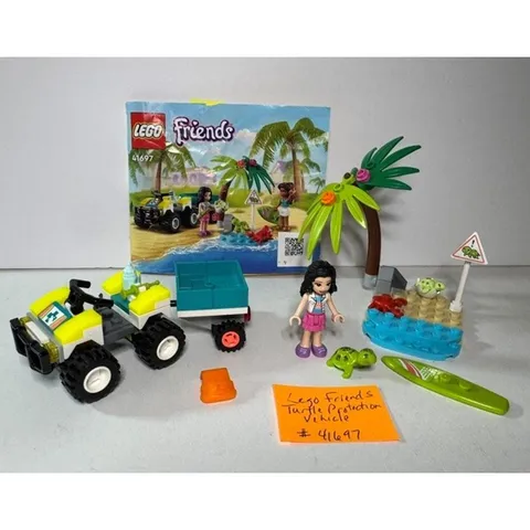 Lego Friends Turtle Protection Vehicle #41697 with 1 figure