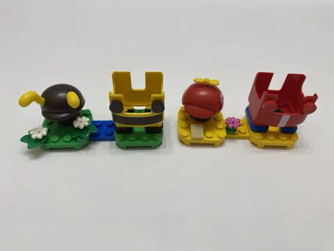 LEGO Super Mario 71371 Propeller And 71393 Bee Power Ups Complete Ex Cond