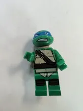 LEGO Teenage Mutant Ninja Turtles TMNT Leonardo Minifigure Blue Mask Aurhentic