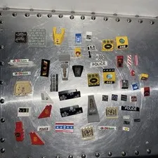 Random Lego Printed/stickered Pieces Lot