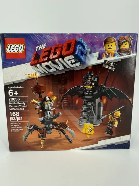 LEGO The LEGO Movie 2: Battle-Ready Batman and MetalBeard 70836 New