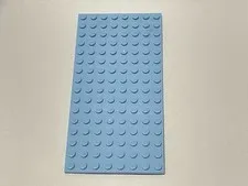 Lego 92438 Baseplate Blue Replacement Add-on Piece Part
