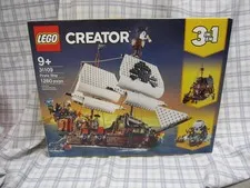 LEGO CREATOR 3 in 1 Pirate Ship (31109) 1260 pcs Brand New Sealed in box RETIRED