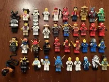 Lego Ninjago Minifigure Lot Of 39 Kai Jay Lloyd Zane + More