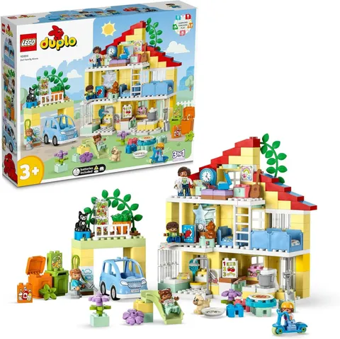 LEGO DUPLO Town 10994 3-in-1 Family House Everyone’s Home 218pcs Figures Set