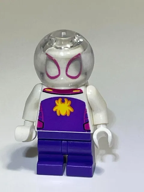 Lego Spider-Man Ghost Spider Minifigure Marvel Used Good Condition sh0863 #23
