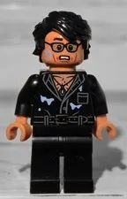 LEGO Minifigure- Dr. Ian Malcolm (Partially Open Shirt, Water Stains) (jw097)
