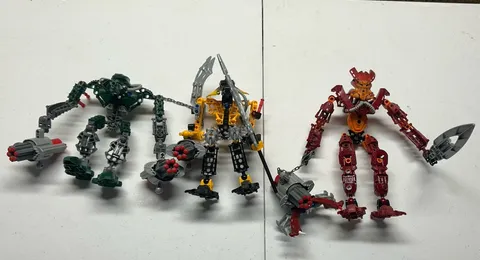 LEGO Bionicle Mahri Lot, Jaller, Kongu, Hewkii