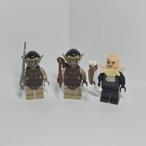 LEGO The Hobbit and The Lord of the Rings Minifigure Hunter Orc  79002 X3 lot