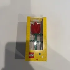 LEGO Red Flower Rose Decorative Set 852786 Complete Plastic Boxed Set 2009