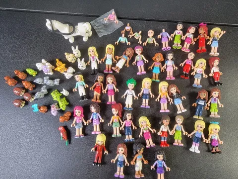 Lego Girls Lot 37+ Mini Figurines & Animals , Accessories 🔥🔥🔥🔥