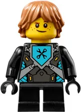 LEGO: Robin Underwood Black Short Legs (nex101)