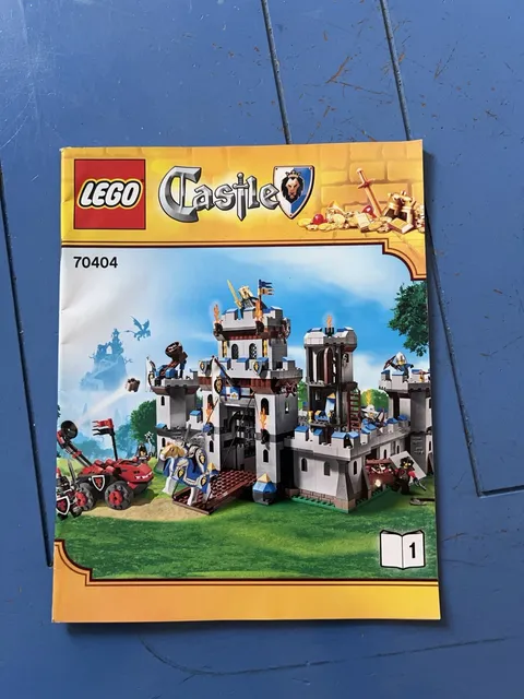 LEGO Castle 'King's Castle' 70404 Instruction Manual Books Only 1 Booklet 