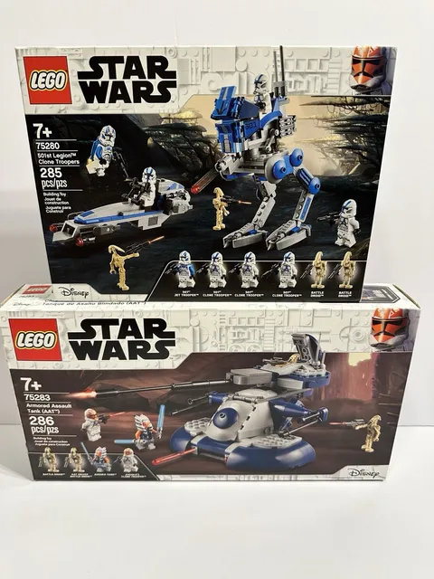 Lego Star Wars: Armored Assault Tank 75283 And 501st Legion Clone Troopers 75280
