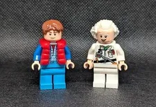 LEGO Back to the Future Marty McFly & Doc Brown Minifigures 77256, 2 pcs