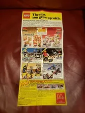 Vintage 1986 McDonald's LEGO Advertisement Flyer 1912/120 452-US Duplo Legoland
