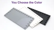 Lego 6x12 Tile with Studs on Edges You Choose the Color