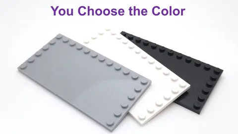 Lego 6x12 Tile with Studs on Edges You Choose the Color