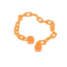 1x LEGO Chain 21 Links Transparent Neon Orange Batman 6114250 30104
