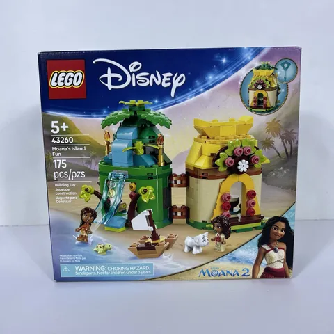 LEGO Disney Moana's Island Fun Building Toy Princess 43260 175 Pieces
