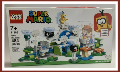 LEGO Lakitu Sky World Expansion Set SUPER MARIO 71389 - 484 Pcs - NEW Open Box
