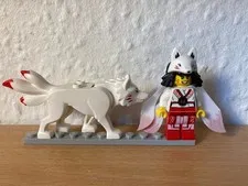 Akita minifigure + Akita wolf lego ninjago