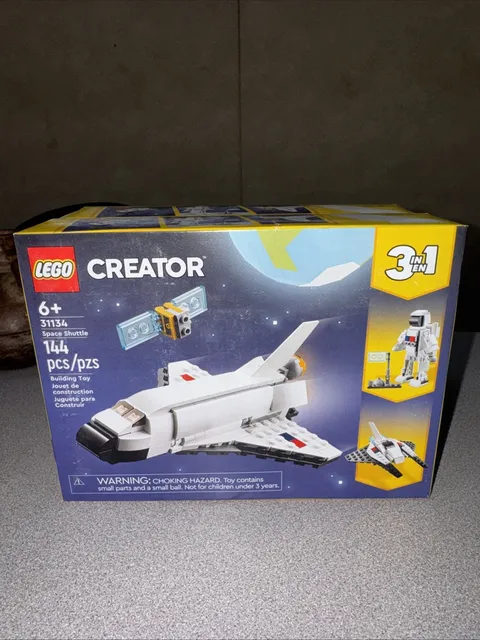 LEGO Creator 3 in 1 Space Shuttle Toys - Space Toys Building Set for Boys & Girl