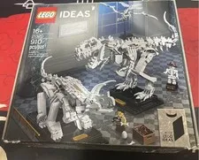 LEGO Ideas Dinosaur Fossils 21320 Set T-Rex Triceratops INCOMPLETE
