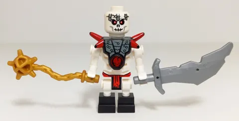 Lego Ninjago The Golden Weapons Frakjaw Minifigure With Armor & Weapons