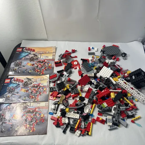 LEGO Movie Rescue Reinforcements 70813 Parts As-Is No Mini-Figs w/ Instructions