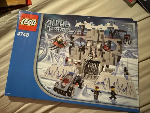Original Instruction Manual - LEGO Alpha Team Set Ogel's Mountain Fortre