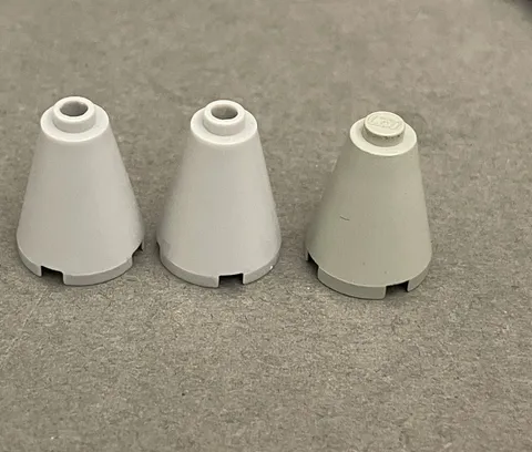 Lego 3942 14918 Light Gray Replacement Parts Pieces Lot of 3