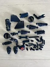 LEGO DARK BLUE LOT 42 PCS TECHNIC MISC. CONNECTORS VARIETY EARTH NAVY BLUE