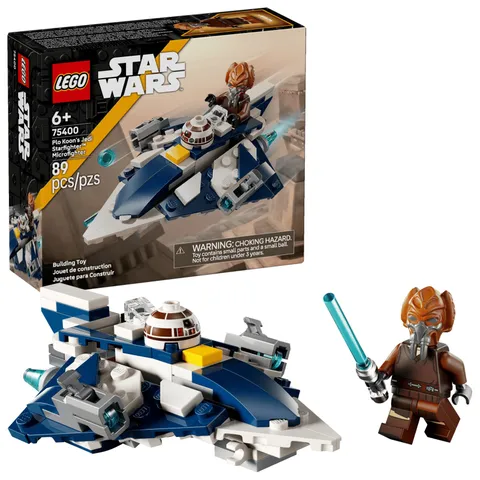 LEGO Star Wars Plo Koon Jedi Starfighter Microfighter 75400 New
