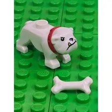 LEGO Bulldog With Red Collar - 2020