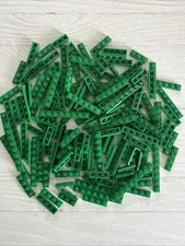 LEGO LOT GREEN 147 PCS 1X8 1X6 1X4 1X3 PLATE VARIETY BUILDING PIECES
