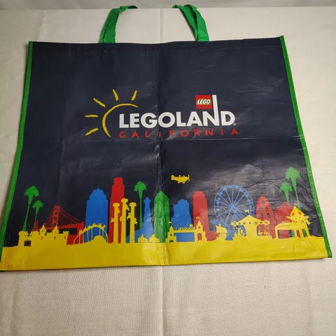 Legoland California Reusable Shopping Bag Navy Blue 20.5"X24”