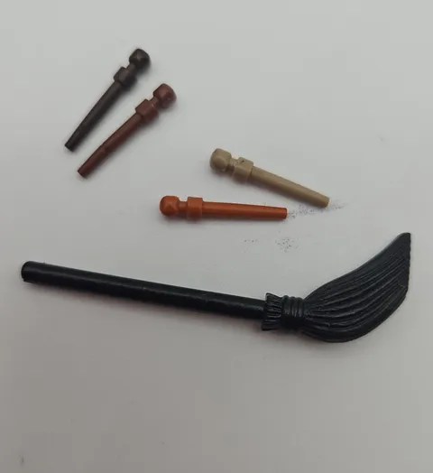 LEGO Harry Potter Broom and Wand Four Colors Replacement Parts