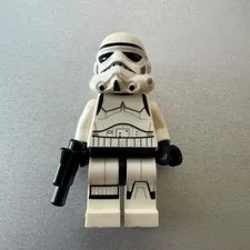 LEGO Star Wars Imperial Stormtrooper Minifigure sw0188b Black Head 2007 Retired