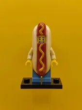 Hot Dog Man col13-14 Series 13 (Complete Set with Stand and Accessories) Lego Mi