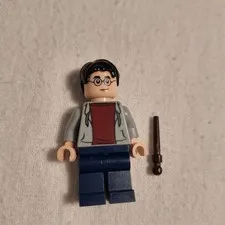 LEGO Minifigures Harry Potter Light Bluish Gray Sweatshirt hp213 Set 75980