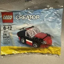 LEGO 30187 Creator Fast Car Poly Bag Building Set New Retired 2014