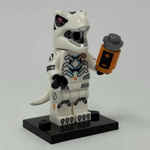 Lego Robot T Rex Minifigure White Dinosaur Collectible Series 29 CMF Complete