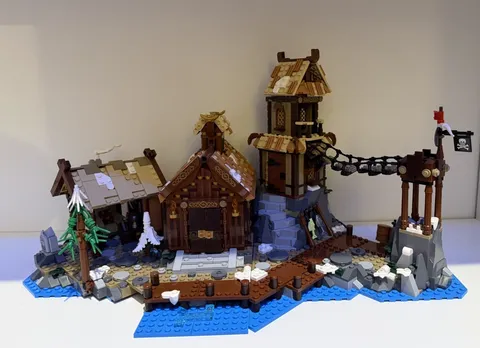 LEGO Ideas 21343 Viking Village 2103 Complete Set W/ Instructions No Minifigs