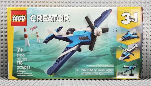NEW - LEGO - 31160 Race Plane - 3 in 1 - Factory Sealed - Creator - Ships Fast!