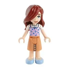 LEGO® Friends PAISLEY Minifigure™ Minidoll  Bright Pink Tank Top frnd0784