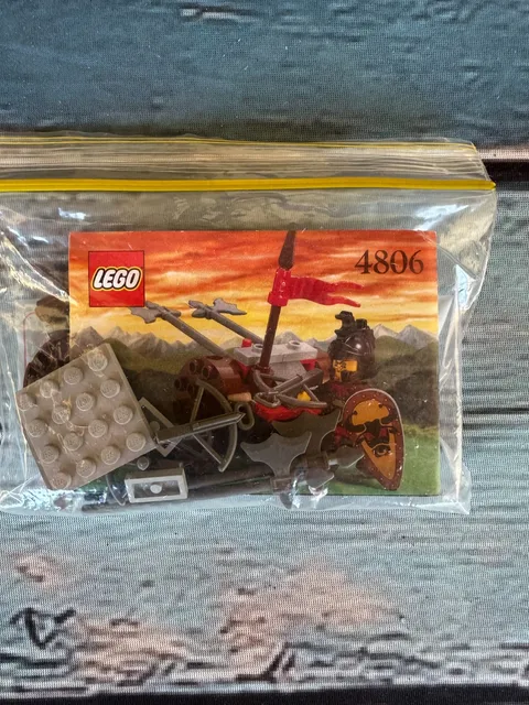 LEGO Castle: Axe Cart (4806) 100% Complete with Instructions