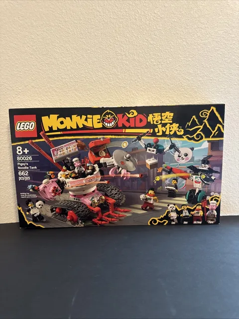 LEGO Monkie Kid Pigsy's Noodle Tank 80026 Complete Set 662 Pieces Lee Pan Pigsy